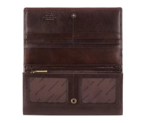 Portfel Wittchen damski Arizona 10-1-052-4 duży brązowy