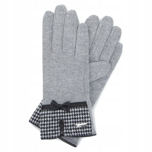 RĘKAWICZKI DAMSKIE WITTCHEN WEŁNIANE 47-6-117-8-U szary