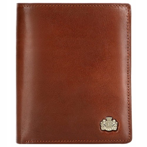 Portfel Wittchen ARIZONA męski skórzany 10-1-221-5 duży jasny brązowy