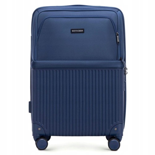 Walizka średnia WITTCHEN 56-3S-882-90 AXIS Line z ABS-u i nylonu