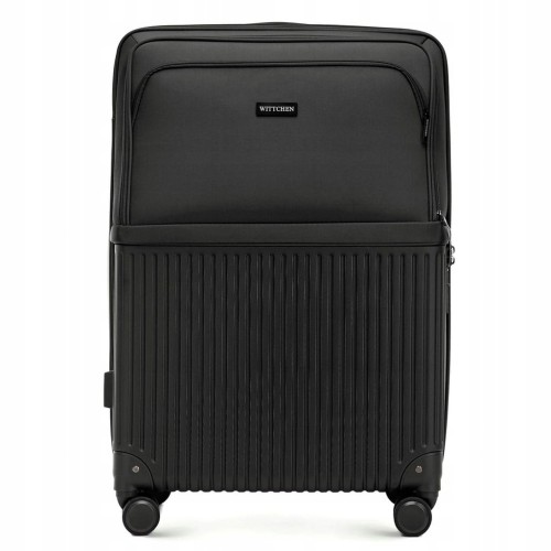 Walizka duża WITTCHEN 56-3S-883-10 AXIS Line z ABS-u i nylonu