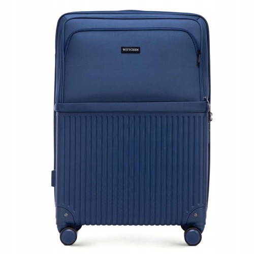 Walizka duża WITTCHEN 56-3S-883-90 AXIS Line z ABS-u i nylonu