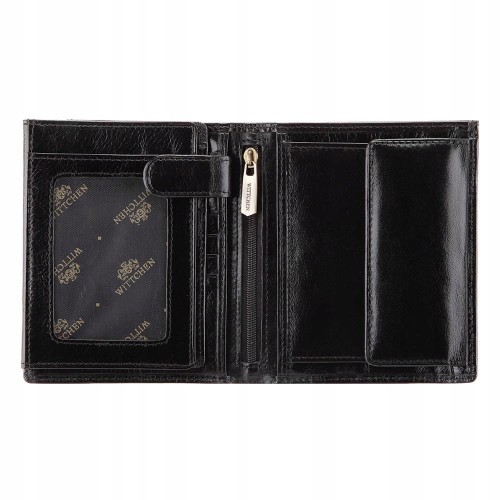 Portfel Wittchen Italy męski skórzany 21-1-139-L10 czarny
