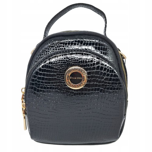 Torebka listonoszka Monnari BAG4810-M20 czarne croco