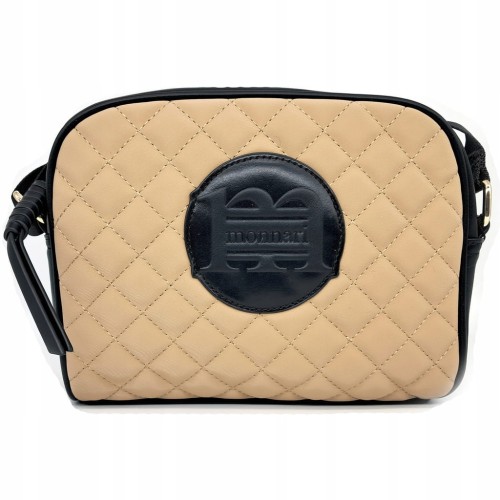 Torebka listonoszka crossbody Monnari BAG4120-M15 czarno-beżowa