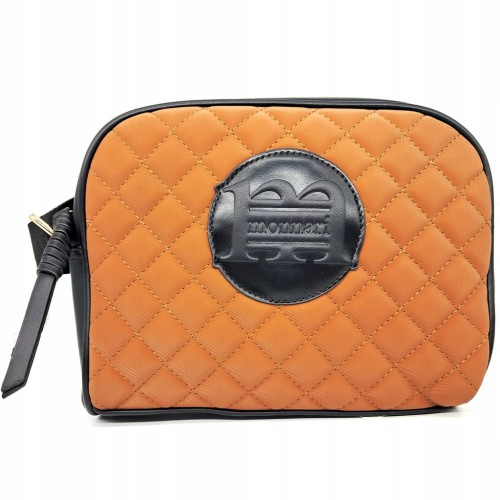 Torebka listonoszka crossbody Monnari BAG4120-M17 czarno-brązowy