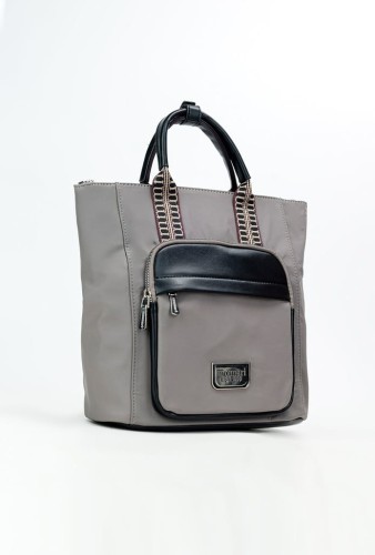 Plecak-torba 2 w 1 damski Monnari BAG1980-M19 szary