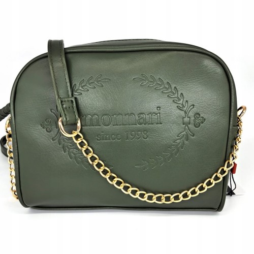 Torebka listonoszka crossbody Monnari BAG4110-008 zielone croco