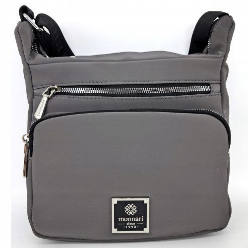 Torebka listonoszka crossbody Monnari BAG4170-019 szara