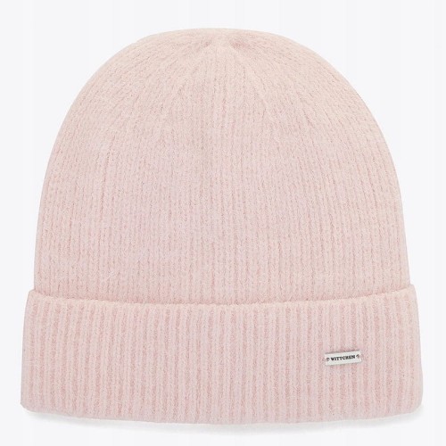Czapka damska WITTCHEN 101-HF-002-P zimowa beanie różowa