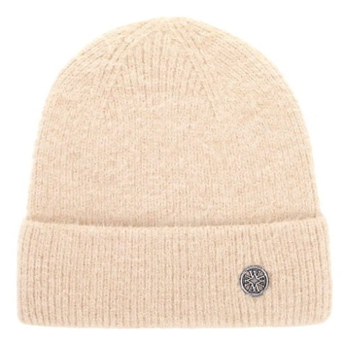 Czapka damska WITTCHEN 101-HF-202-9 z miękkiej dzianiny beżowa