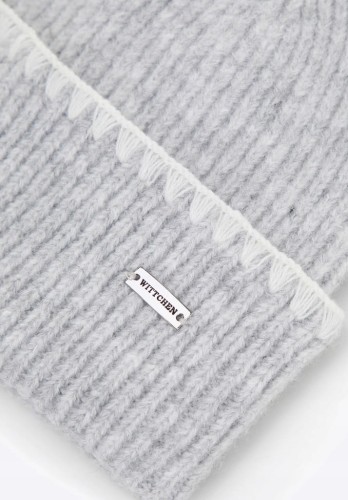 Czapka damska WITTCHEN 101-HF-203-8 zimowa szara