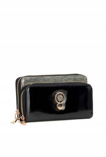 Portfel damski MONNARI PUR0091-M23 złoto-czarny