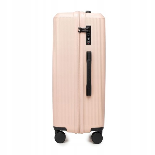 Walizka średnia WITTCHEN Stripes Line ABS 56-3A-602-34P pudrowy róż 65L