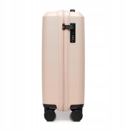 Walizka kabinowa WITTCHEN Stripes Line ABS 56-3A-601-34P pudrowy róż 36L
