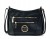 Torebka listonoszka Monnari BAG0360-020 czarna z kieszonkami