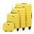 Komplet walizek WITTCHEN ABS 56-3A-00K-50 żółty
