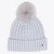 Czapka damska WITTCHEN 101-HF-105-8 szara z pomponem