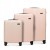 Zestaw walizek Wittchen Stripes Line 56-3A-60S-34P pudrowy róż 36L/65L/96L