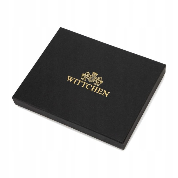 Zestaw portfel i brelok męski WITTCHEN 26-2S-003-1D RFID czarny