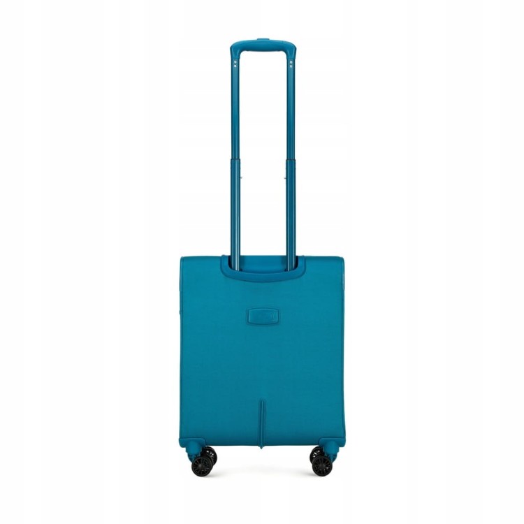 Walizka kabinowa Wittchen Cosy Line 56-3S-651-9 materiałowa turkusowa