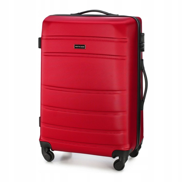 Komplet walizek WITTCHEN GLOBE LINE ABS 56-3A-65K-35 czerwony