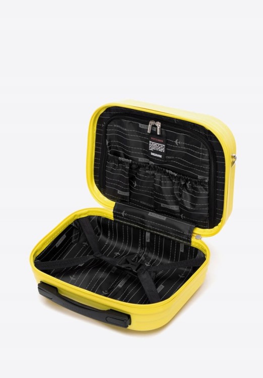 Kosmetyczka Wittchen z ABS-u 56-3A-004-50 żółta