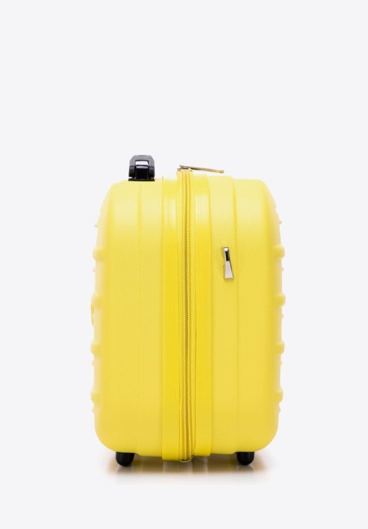 Kosmetyczka Wittchen z ABS-u 56-3A-004-50 żółta