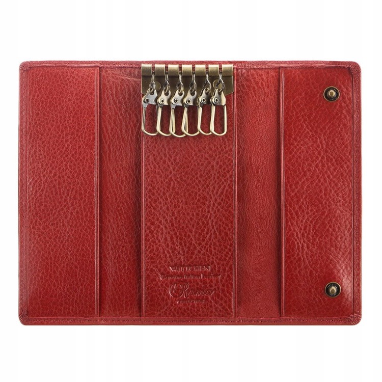 Etui klucze Wittchen Roma 22-2-098-3 czerwone duże