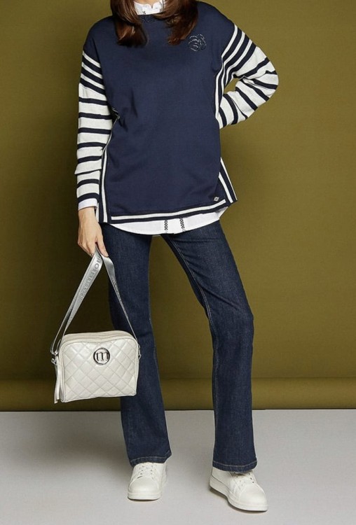Torebka listonoszka crossbody Monnari BAG1200-019 szara