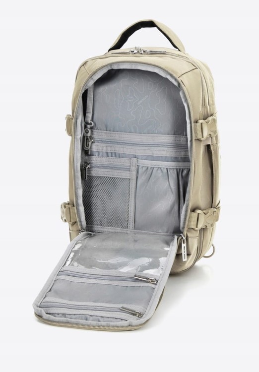 Plecak wielofunkcyjny do samolotu WITTCHEN 2w1 29-3p-000-87 beżowy