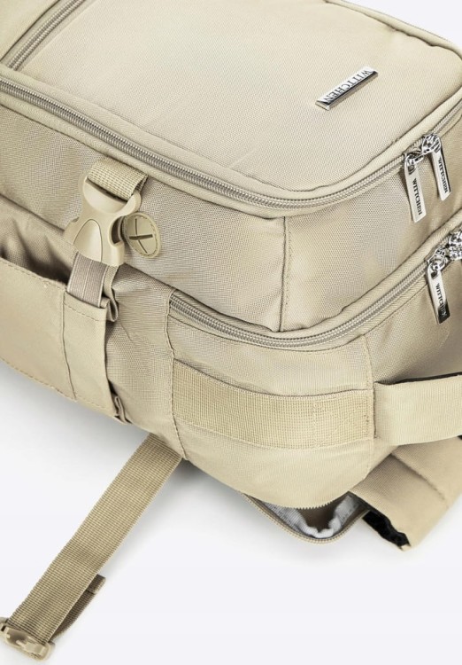 Plecak wielofunkcyjny do samolotu WITTCHEN 2w1 29-3p-000-87 beżowy