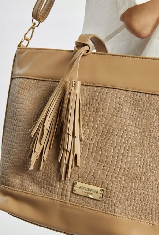 Torebka shopperka Monnari BAG1860-M15 multi Beżowy