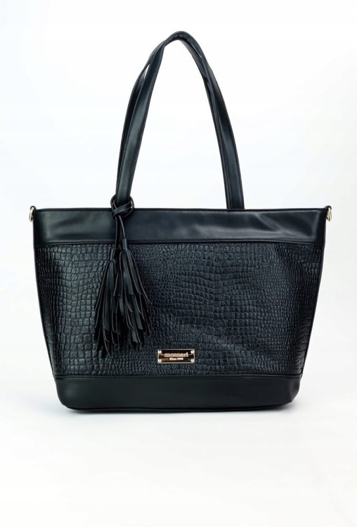 Torebka shopperka Monnari BAG1860-M20 czarna