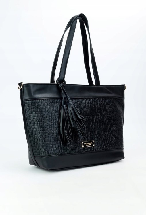 Torebka shopperka Monnari BAG1860-M20 czarna