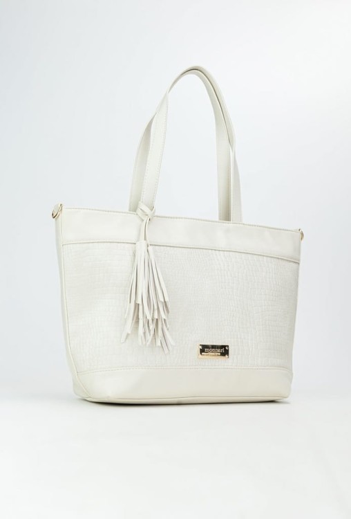 Torebka shopperka Monnari BAG1860-M00 biała