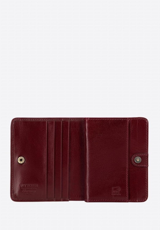 Portfel Wittchen Florence damski 14-1L-120-9A skóra bordowy