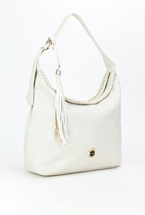 Torebka Monnari BAG1330-M00 worek biała