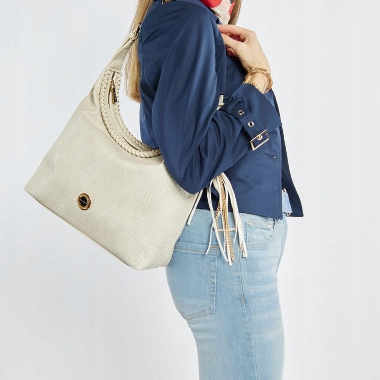 Torebka Monnari BAG1330-M00 worek biała