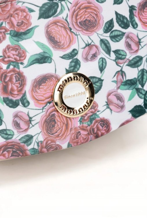 Torebka listonoszka Monnari BAG2100-M15 z kwiatowym wzorem