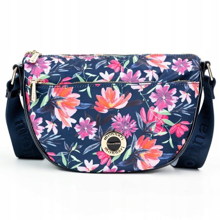 Torebka listonoszka Monnari BAG2100-M13 z kwiatowym wzorem