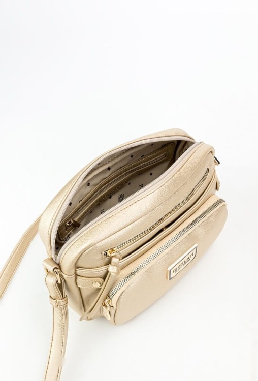 Torebka listonoszka crossbody Monnari BAG1480-023 złota