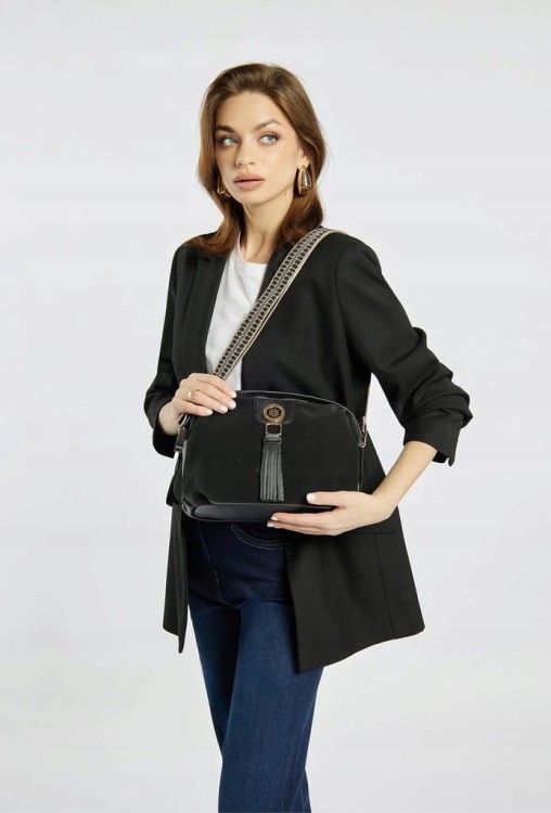 Torebka listonoszka crossbody Monnari BAG1880-020 czarna