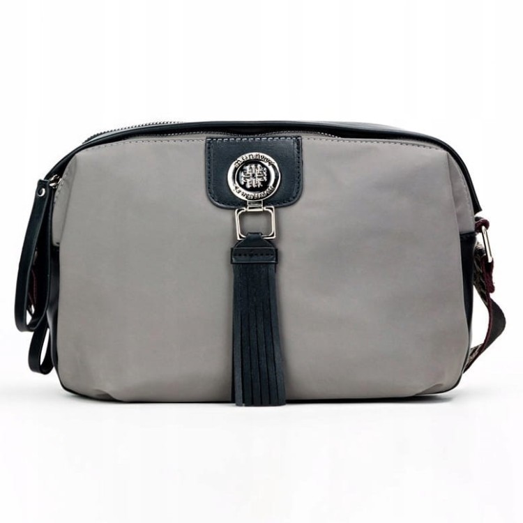 Torebka listonoszka crossbody Monnari BAG1880-M19 szaro-beżowa