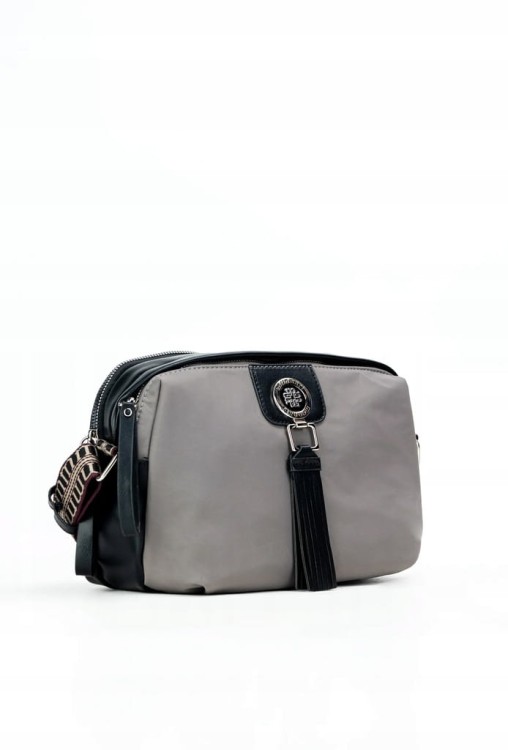 Torebka listonoszka crossbody Monnari BAG1880-M19 szaro-beżowa