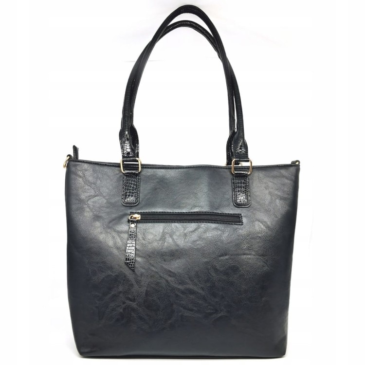 Torebka shopperka Monnari BAG4850-020 czarna