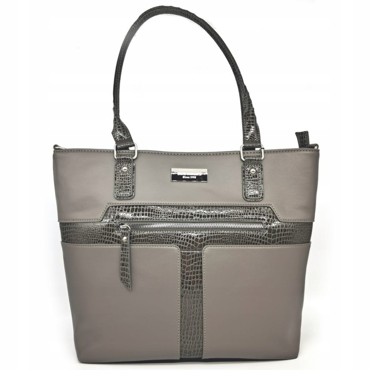 Torebka shopperka Monnari BAG4850-019 szara