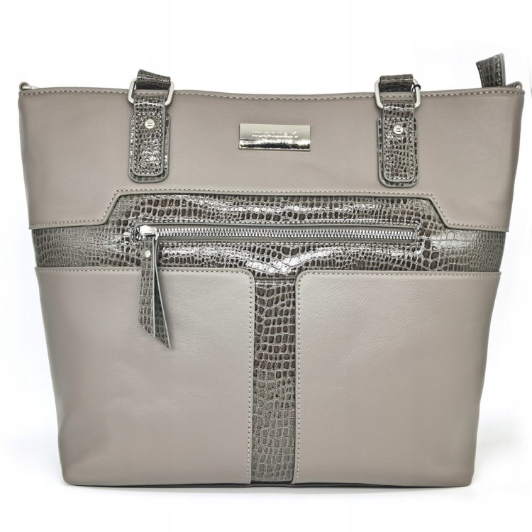 Torebka shopperka Monnari BAG4850-019 szara