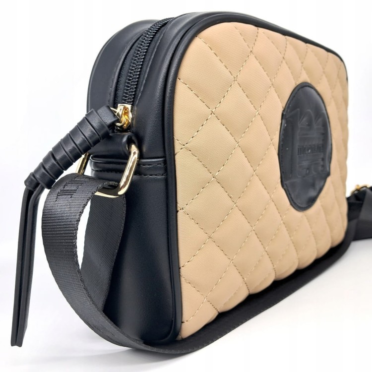 Torebka listonoszka crossbody Monnari BAG4120-M15 czarno-beżowa