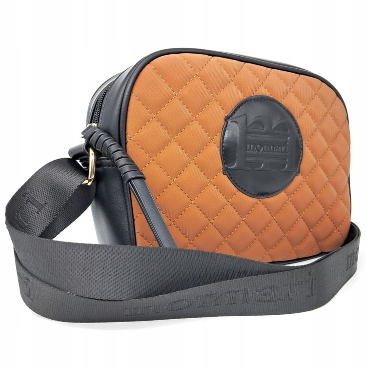 Torebka listonoszka crossbody Monnari BAG4120-M17 czarno-brązowy